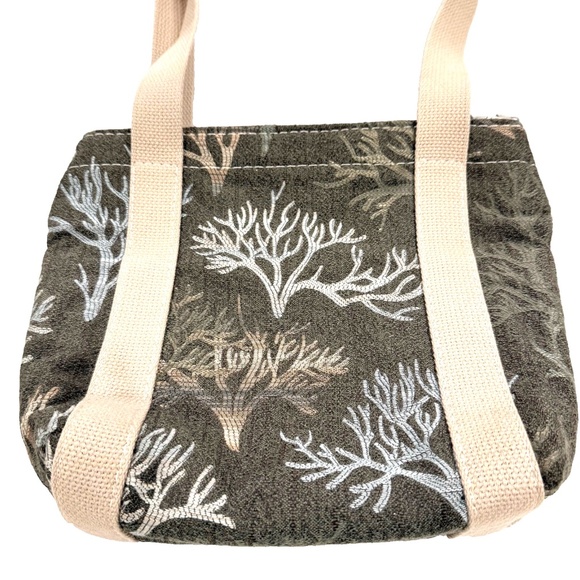 Bonniebag Handcrafted Beachy Canvas/Tapestry; Shoulder Bag/Purse 12" x 11"; NWOT - Picture 4 of 10